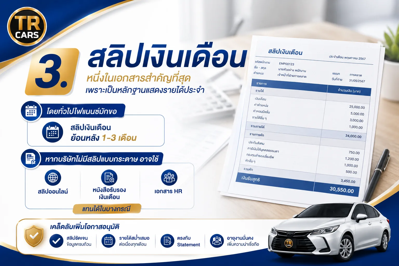 สลิปเงินเดือน